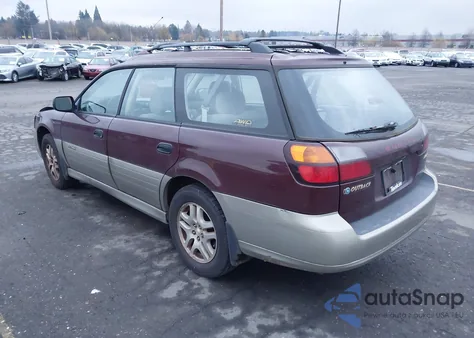 2000 Subaru Outback from USA, damaged, VIN 4S3BH6651Y7669064